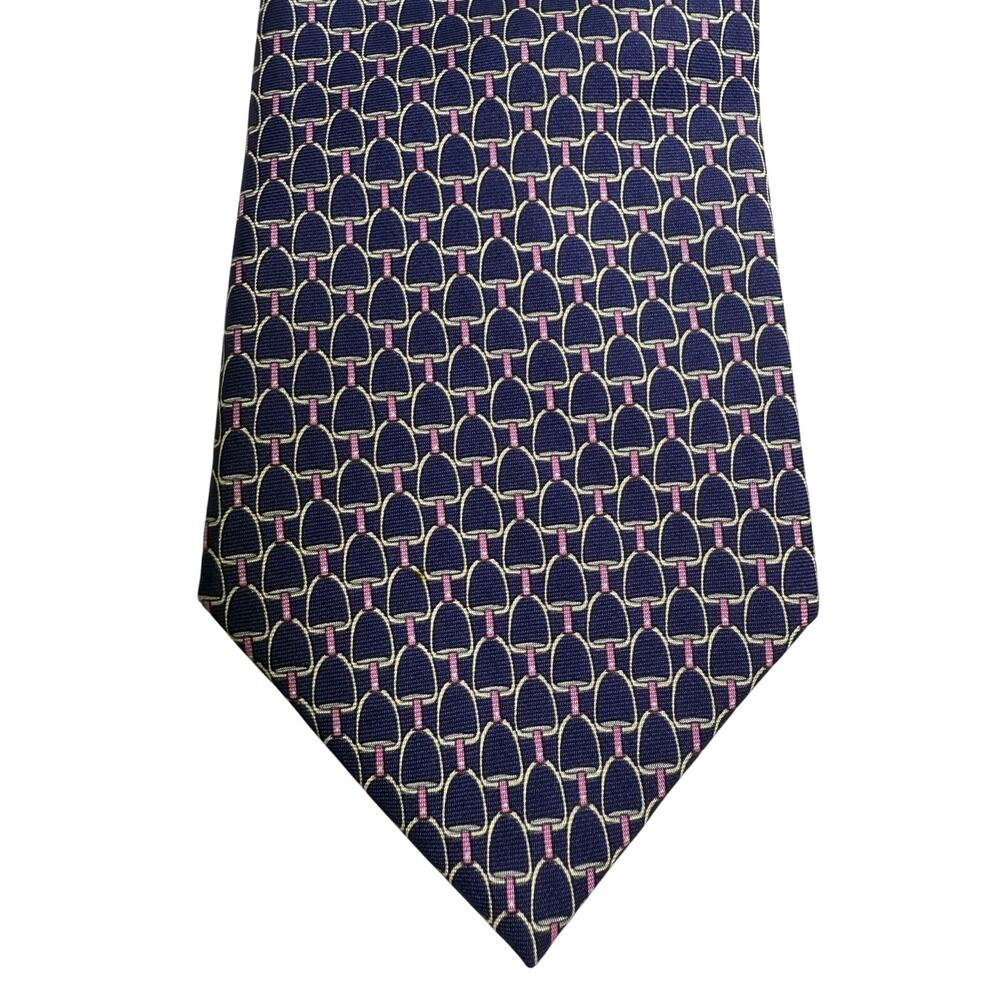 Brooks Brothers Makers All Silk Tie - Blue and Purple Made in USA